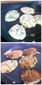collage crêpes aux épinard